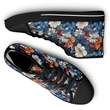 Chokefish™ Urban Peak Retro High Tops-Floral-005-2